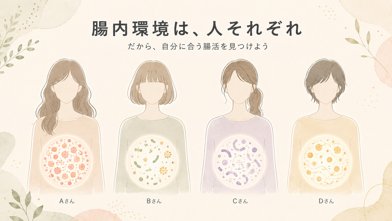 腸内環境は人それぞれ違う